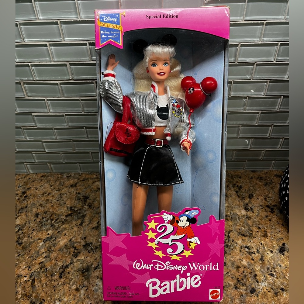 1996 25th Anniversary Walt Disney World Barbie